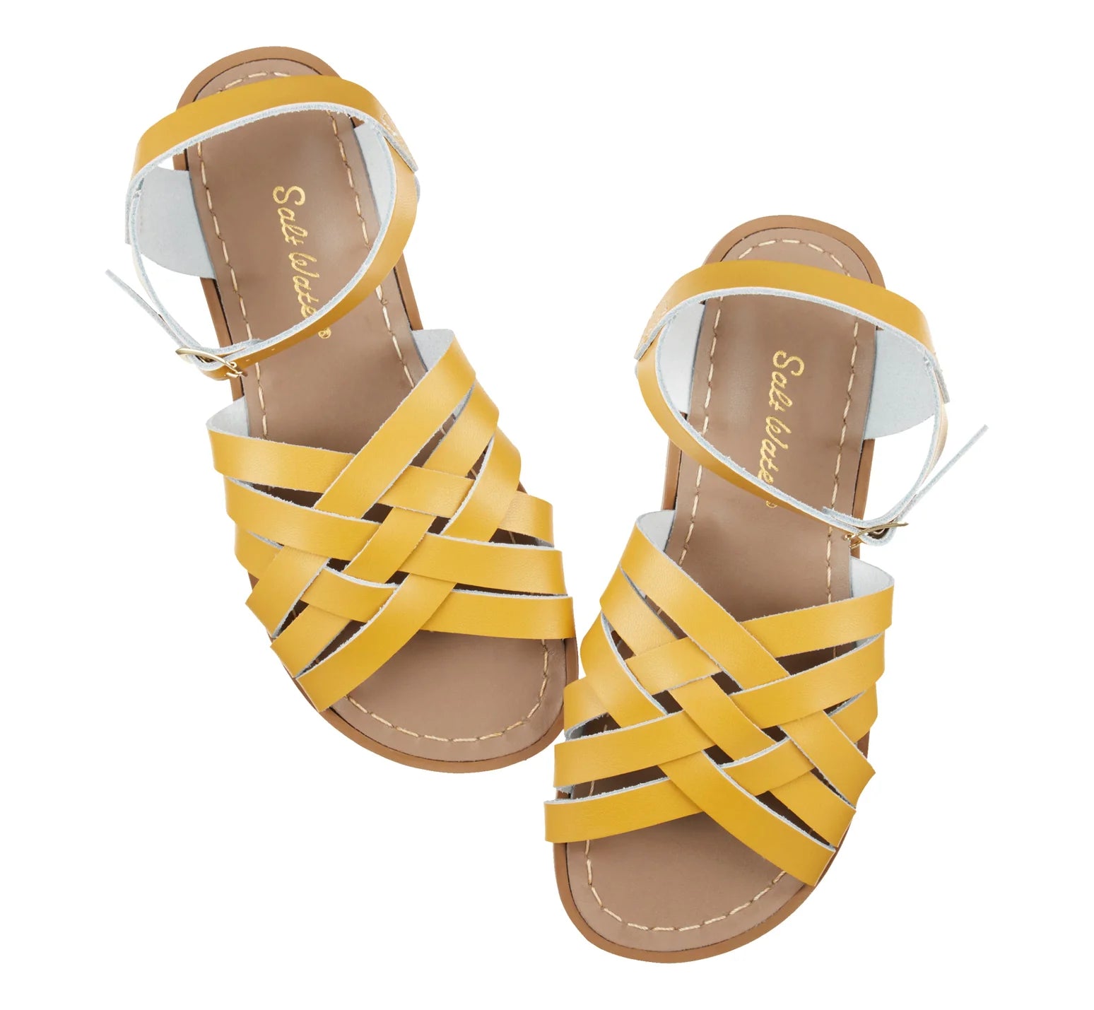 Retro Sandal Kids Mustard