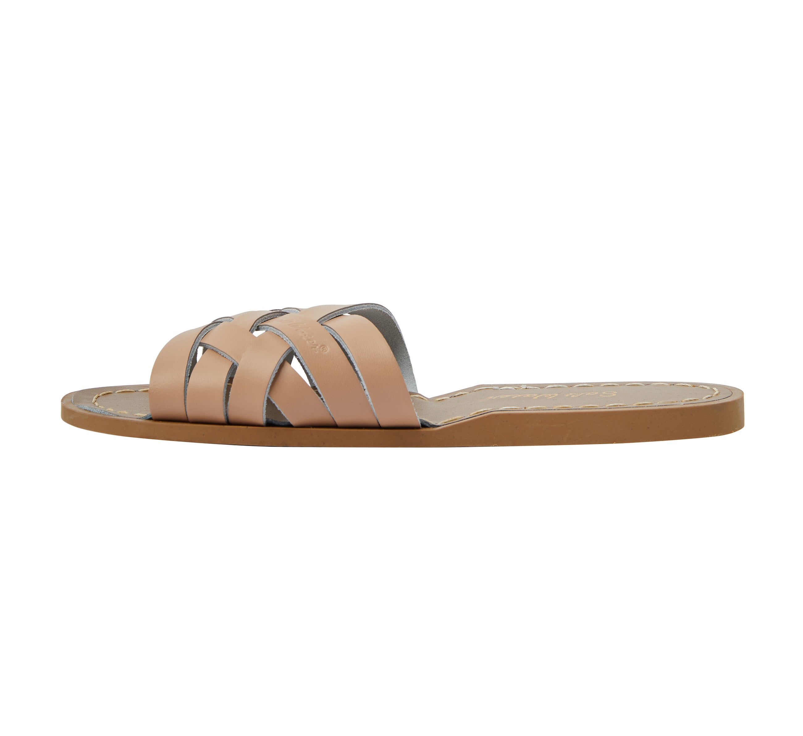 Retro Slide Sandal Adult Latte