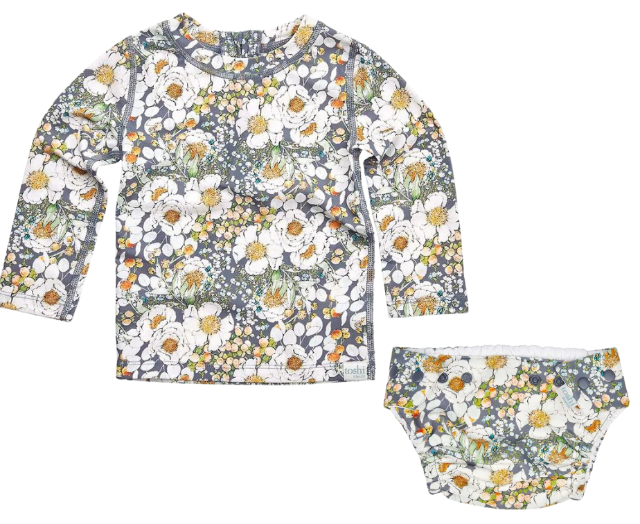 Swim Rashie + Swim Nappy Claire Bundle (Size 1-2 years)