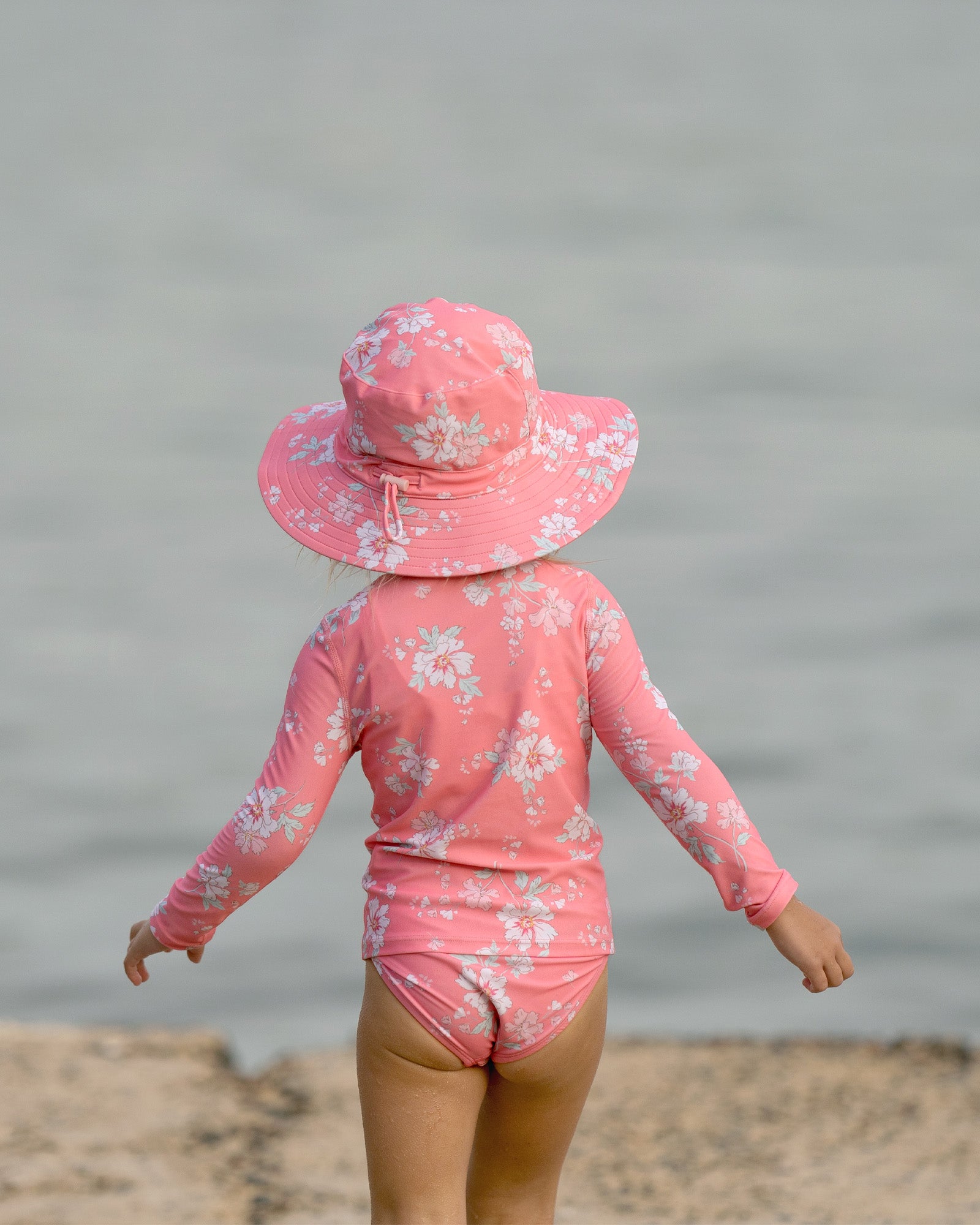 Swim Kids (3-7 years) Rashie Long Sleeve Full Zip Scarlett