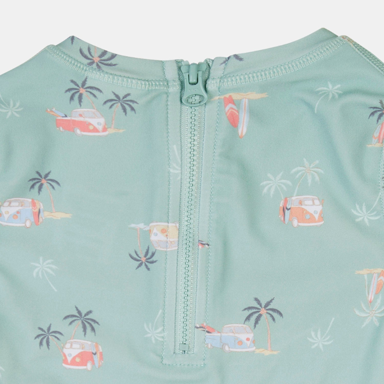 Swim Kids' Rashie Long Sleeve Half Zip Uluwatu