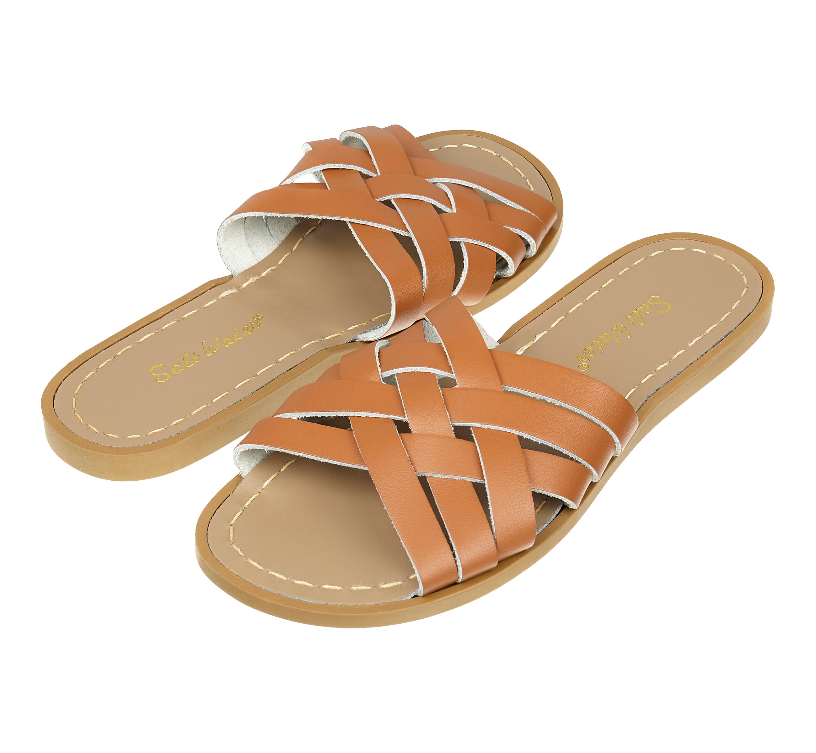 Retro Slide Sandal Adult Tan