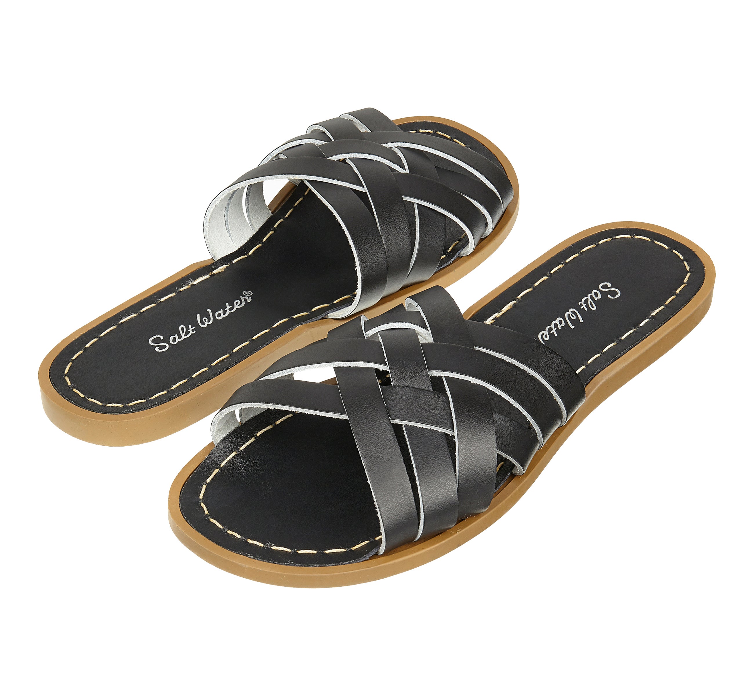 Retro Slide Sandal Adult Black