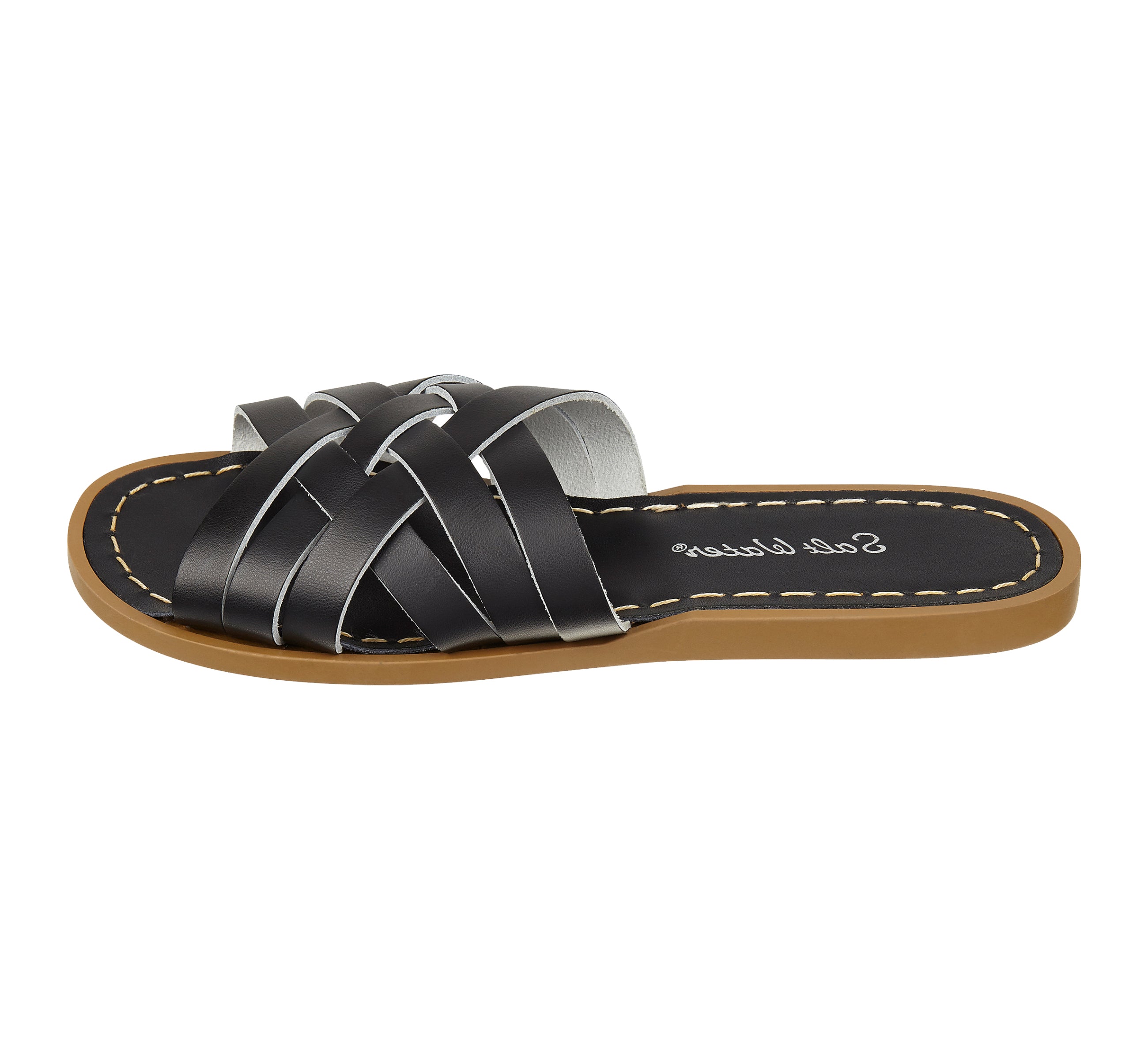 Retro Slide Sandal Adult Black