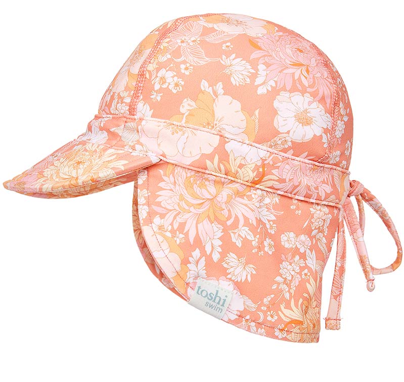 Swim Flap Cap Tea Rose