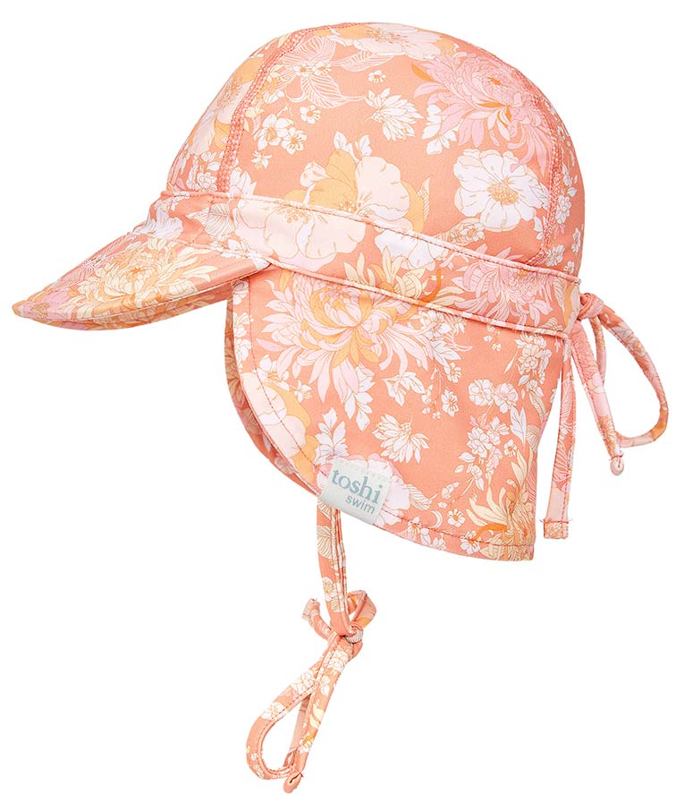 Swim Flap Cap Tea Rose