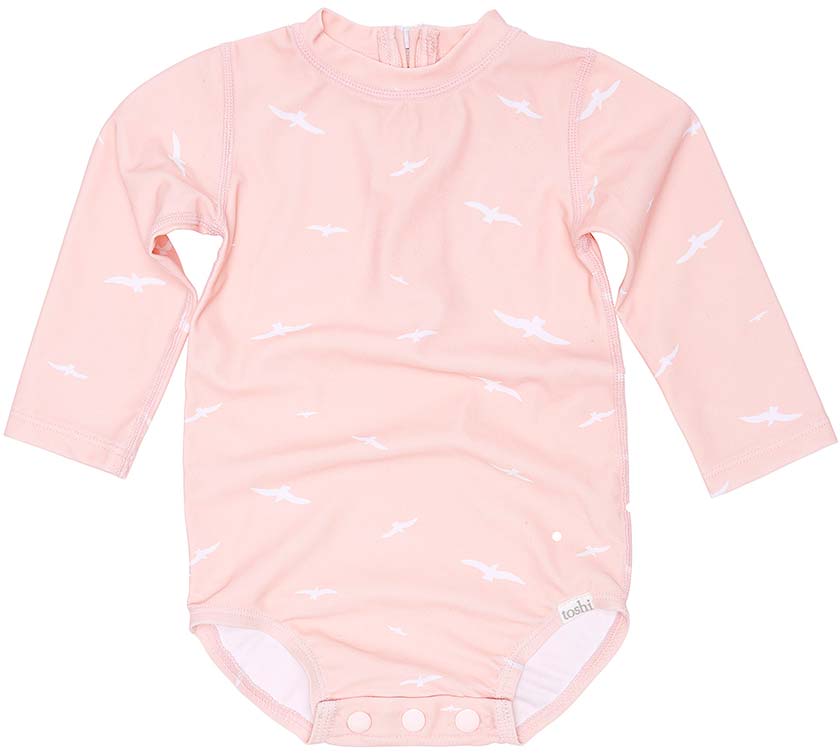 Swim Onesie + Bell Hat Bundle Palm Beach 6 months