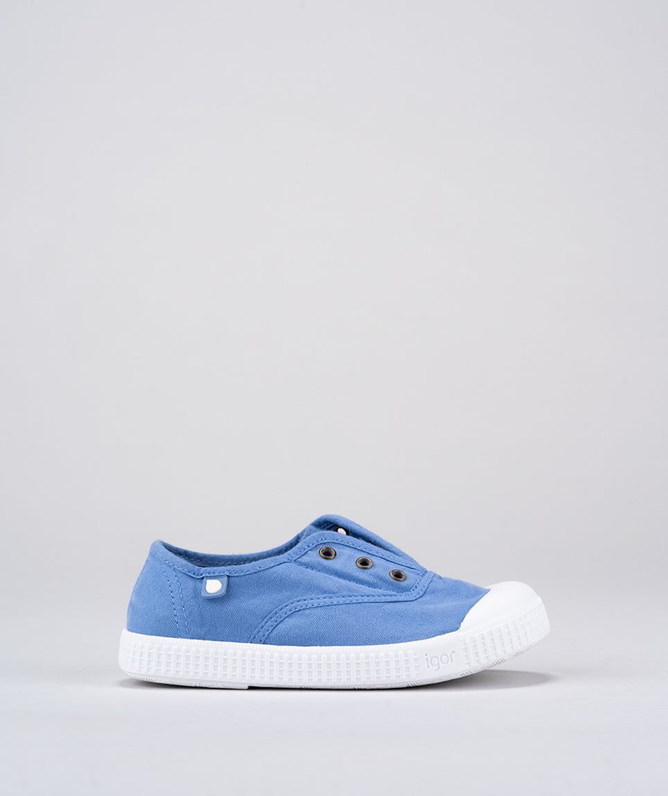 IGOR Berri Laceless Canvas Shoe, Blue