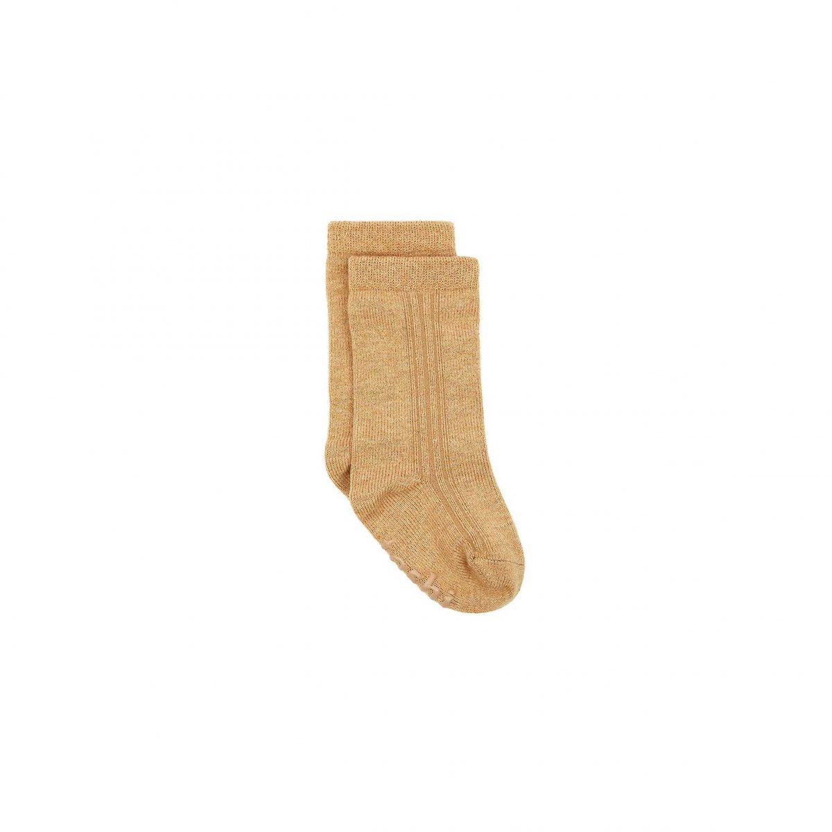 Organic cotton knee-high socks Copper