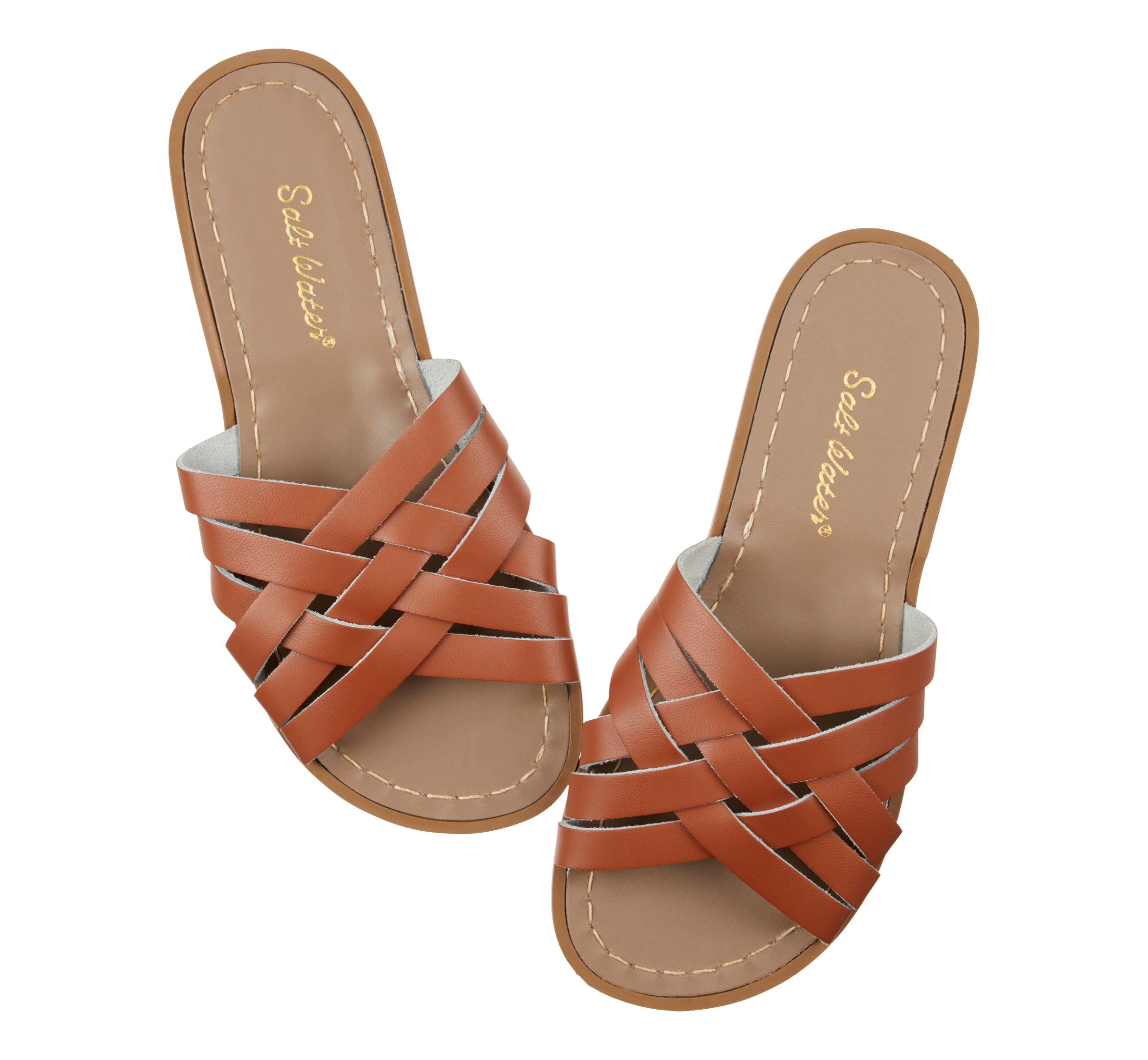 Retro Slide Sandal Adult Tan
